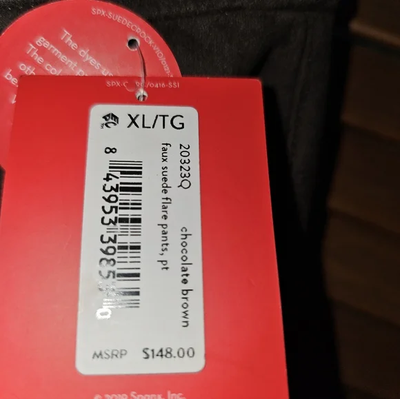 2 Pair NWT SPANX Pants, 1 Flare Nwt One Straight Leg Worn Once - Picture 5 of 11